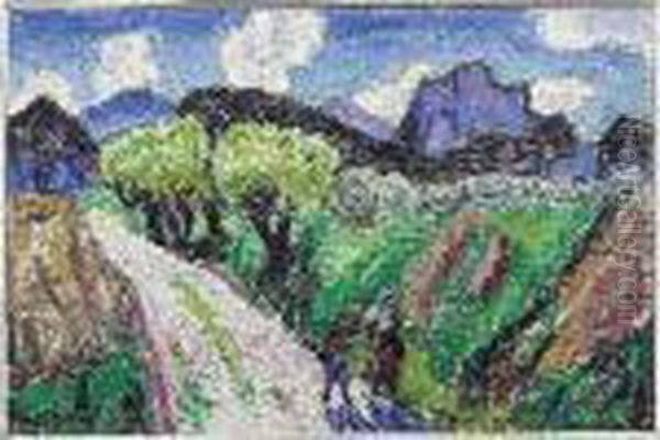 Sentier En Provence by Rene Seyssaud