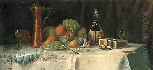 Still Life Oil Painting by Robert Schade