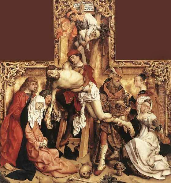 The Descent from the Cross 1500-05 Oil Painting by Master Of The St. Bartholomew Altarpiece