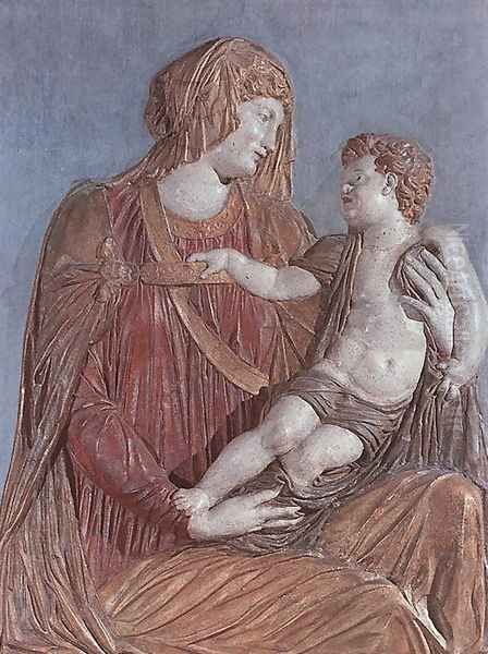 Madonna with the Child Oil Painting by Jacopo Sansovino