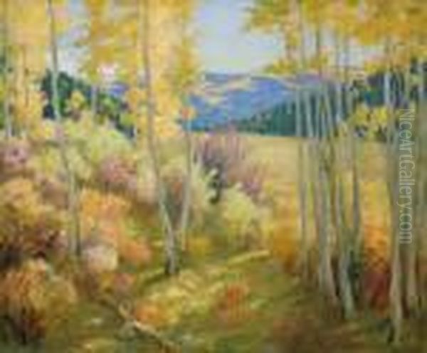 Taos Forest by Joseph Henry Sharp