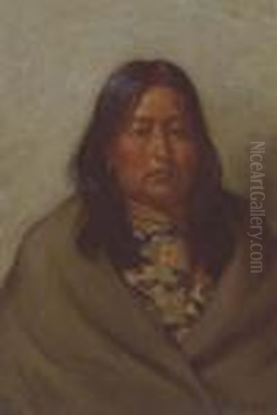 Wife Of Chief Little Wolf by Joseph Henry Sharp