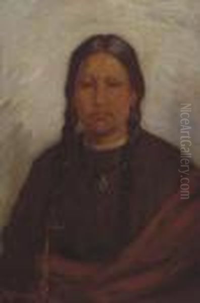 Daughter Of Chief Little Chief by Joseph Henry Sharp