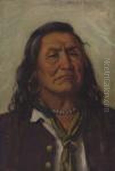 Chief Deaf Bull by Joseph Henry Sharp