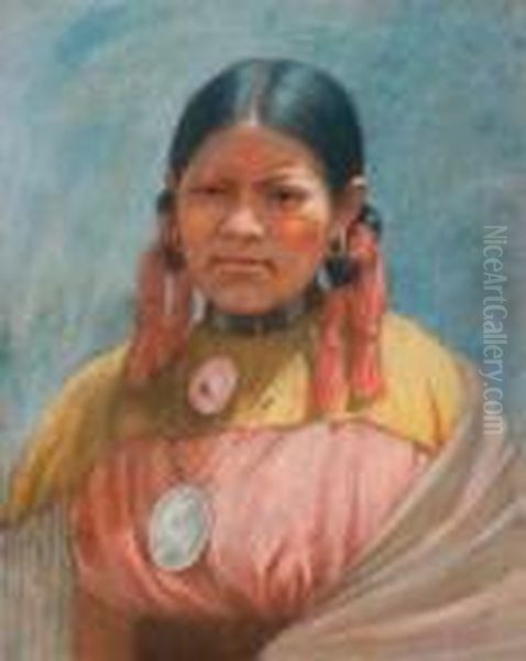 Title: Indian Maiden by Joseph Henry Sharp