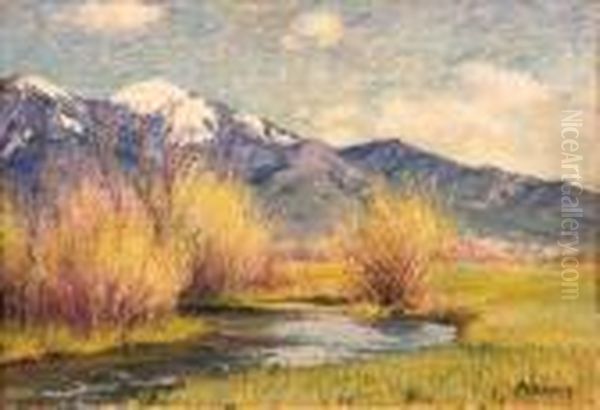 Taos Mountain, Springtime by Joseph Henry Sharp