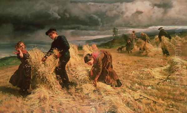 After The Storm Oil Painting by William Small