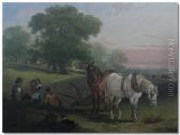 Untitled Oil Painting by William Joseph Shayer