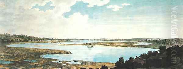 Medway near Sheerness Oil Painting by Jonathan Skelton