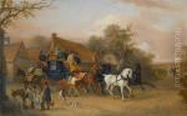 Coaching Scenes Oil Painting by William Joseph Shayer