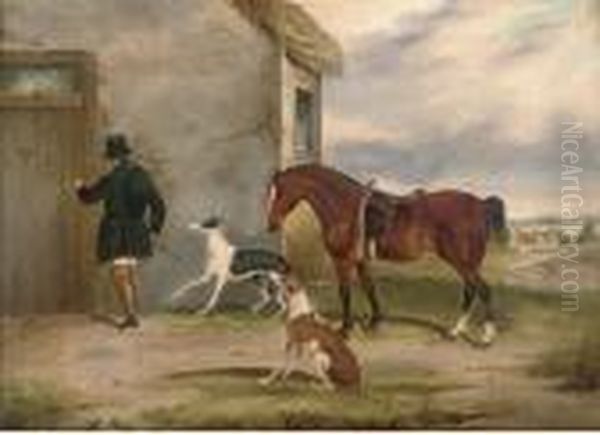 Returning From The Course Oil Painting by William Joseph Shayer