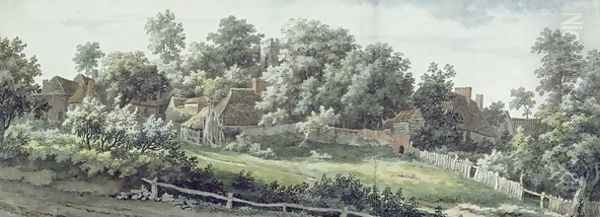 Harbledown, near Canterbury, 1757 Oil Painting by Jonathan Skelton