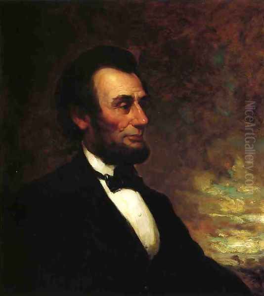 Portrait of Abraham Lincoln Oil Painting by George Henry Story