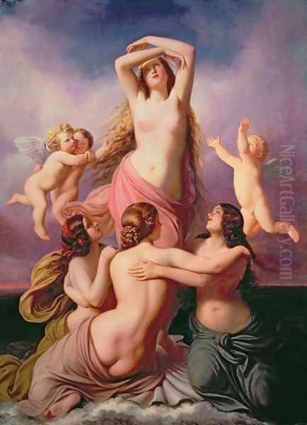 The Birth of Venus, 1846 Oil Painting by Eduard Steinbruck