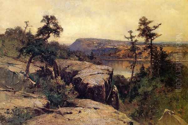 Lake Mohonk Oil Painting by George Henry Smillie