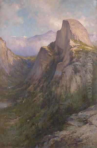 Half Dome, Yosemite Oil Painting by George Henry Smillie