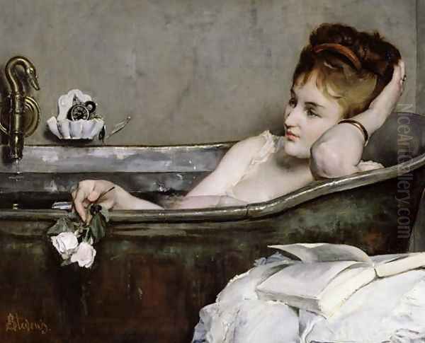 The Bath, c.1867 Oil Painting by Alfred George Stevens