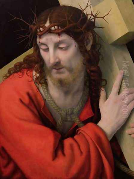 Christ Carrying the Cross, 1505-15 Oil Painting by Andrea Solario