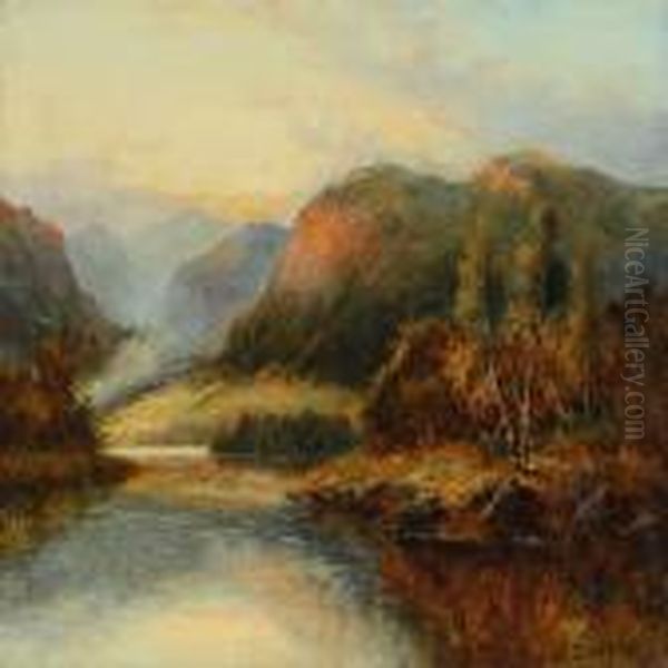 Highland Landscape Oil Painting by Daniel Sherrin