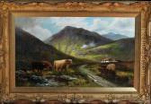 In Glen Nevis Oil Painting by Daniel Sherrin