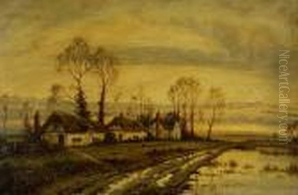 Landscape Oil Painting by Daniel Sherrin