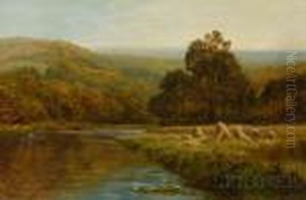 The Haying Season Oil Painting by Daniel Sherrin