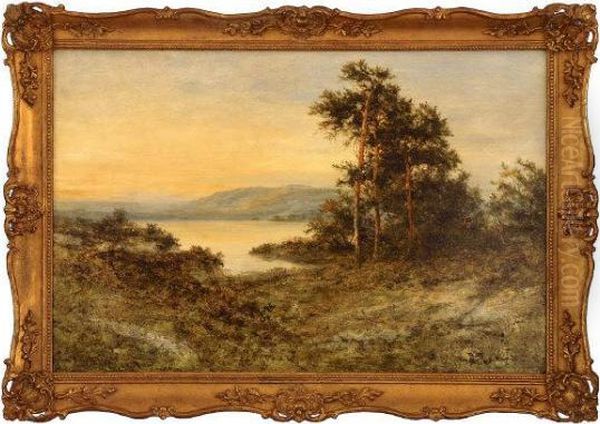 Summer By The Loch Oil Painting by Daniel Sherrin