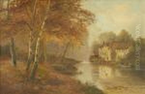 The Old Mill Oil Painting by Daniel Sherrin