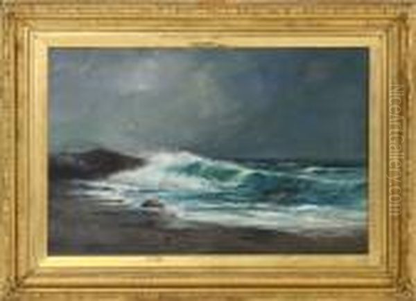 Kustlandskap Oil Painting by Daniel Sherrin