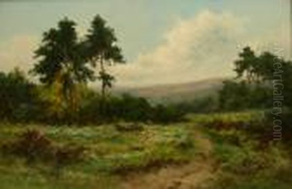 Landscape Near Canterbury Oil Painting by Daniel Sherrin