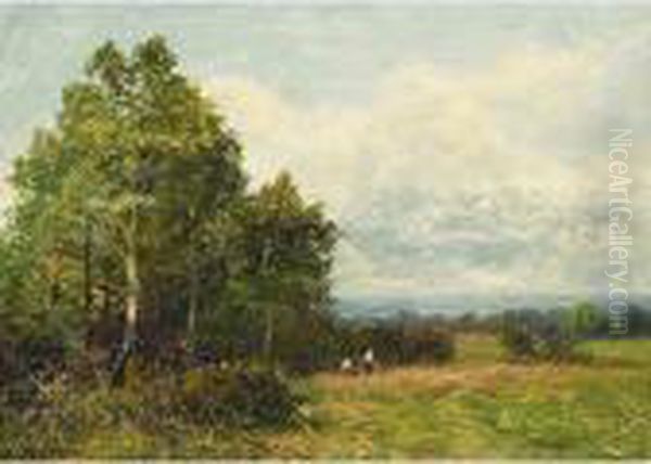 Landscape With Figures Oil Painting by Daniel Sherrin