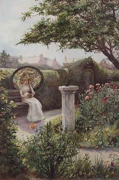 The Parasol Oil Painting by Joseph Skelton