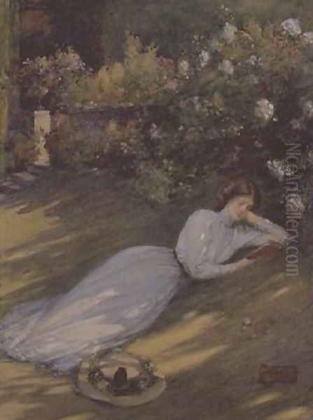 A Summer Afternoon Oil Painting by Joseph Skelton