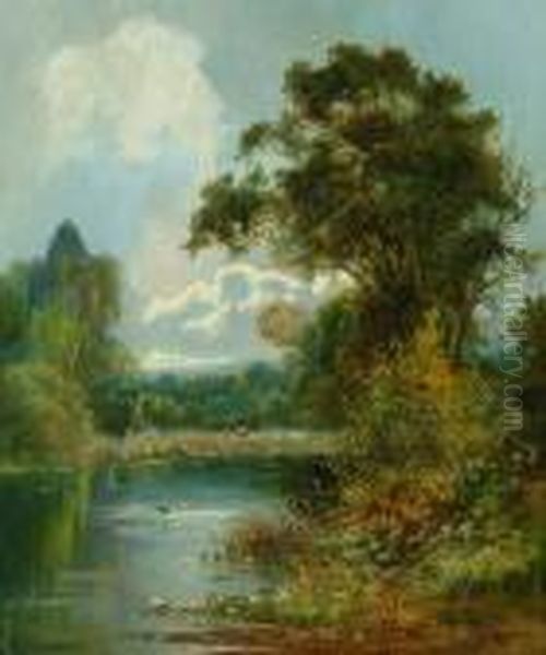 A Summer Day Oil Painting by Daniel Sherrin