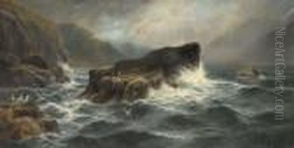 Gale Approaching Oil Painting by Daniel Sherrin