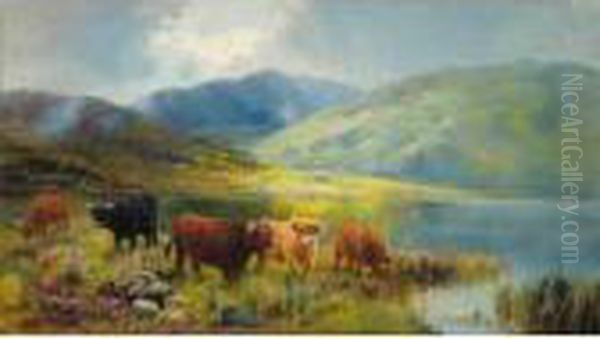 Invernesshire Oil Painting by Daniel Sherrin