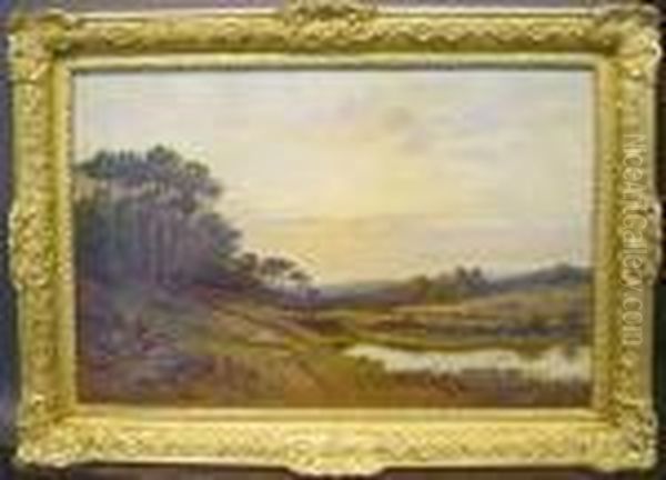 Reigate Common Oil Painting by Daniel Sherrin