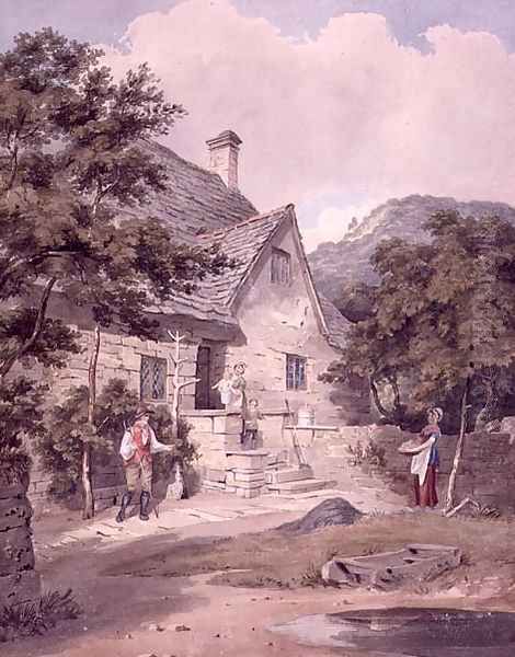 Tintern, Monmouthshire Oil Painting by George Samuel