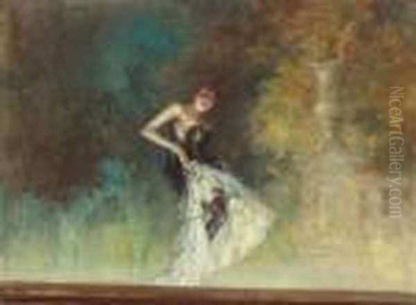 Vaudeville Oil Painting by Everett Shinn