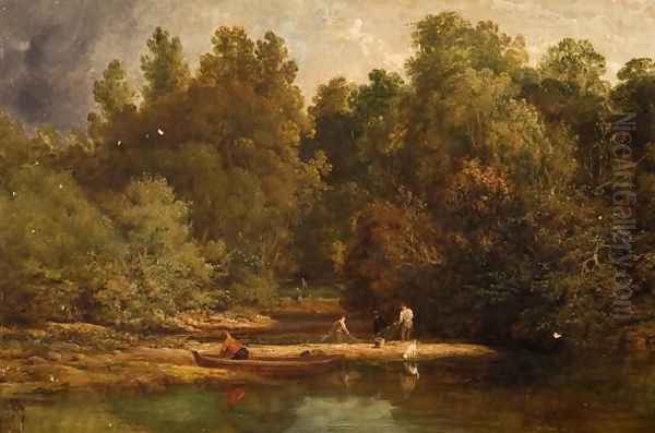 On the Trent Oil Painting by Benjamin Shipham