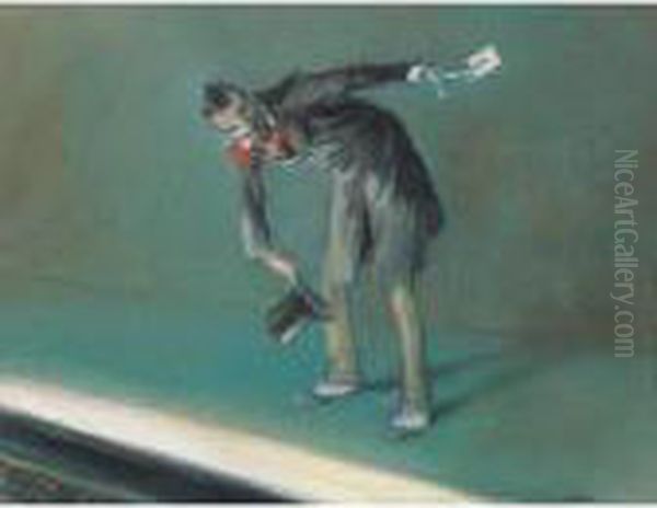 The Magician Oil Painting by Everett Shinn