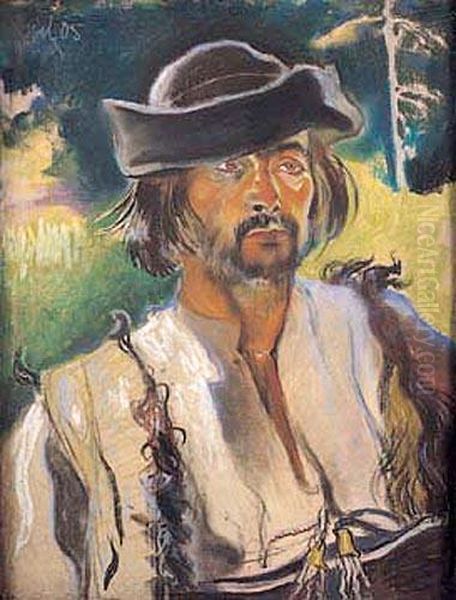 Mlody Hucul Oil Painting by Kazimierz Sichulski