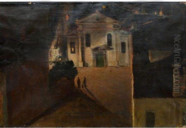 Notturno Veneziano Oil Painting by Walter Richard Sickert