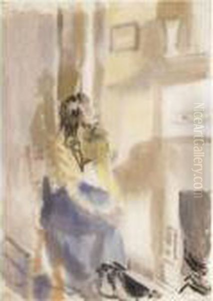 Suspense Oil Painting by Walter Richard Sickert