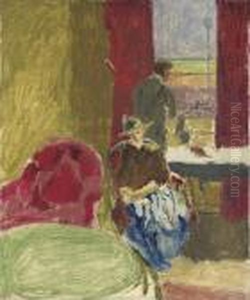 The Tiff Oil Painting by Walter Richard Sickert