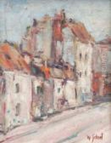 Street Scene, Bears Signature Oil Painting by Walter Richard Sickert