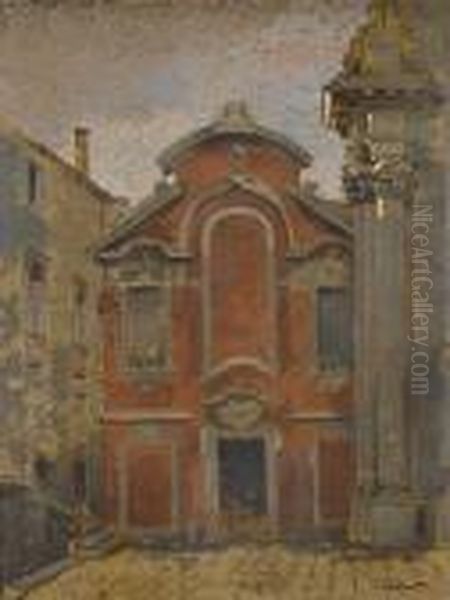 Priest's House Of San Stae Oil Painting by Walter Richard Sickert