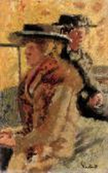 Mother And Daughter: Lou Lou I Love You Oil Painting by Walter Richard Sickert