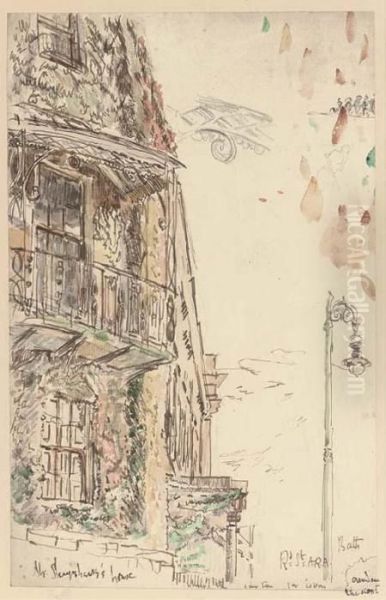 Mr Sheepshanks' House, Bath Oil Painting by Walter Richard Sickert