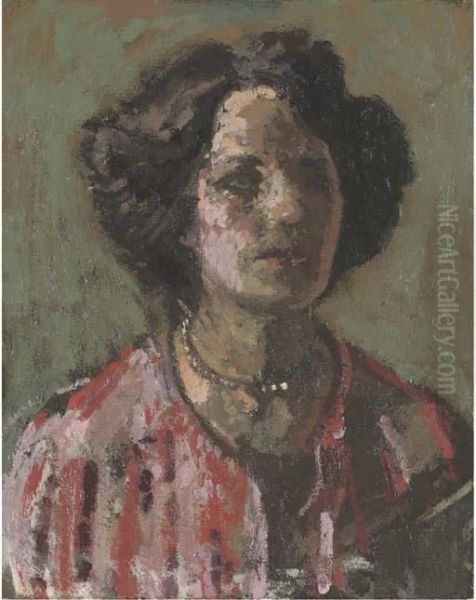 Le Collier Des Perles Oil Painting by Walter Richard Sickert